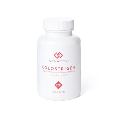 GENACTIV Colostrum kapsułki 200mg, 120 kaps. - bioaktywny liofilizat 2h