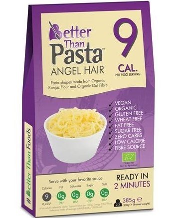 Better Than Foods Makaron konjac Angel Hair 385 g bio