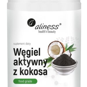 Aliness Węgiel aktywny z kokosa proszek 200g