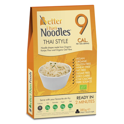 Better Than Foods Makaron Konjac Noodle Thai Style bezglutenowy BIO 385g