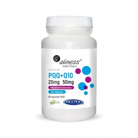 ALINESS PQQ 20 MG + KOENZYM Q10 50 MG (60 KAPS)