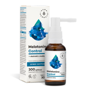 AURA HERBALS Melatonina Control + ekstrakt z melisy, aerozol 30ml
