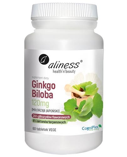 Ginkgo Biloba (miłorząb japoński) 120 mg 60 tabletek