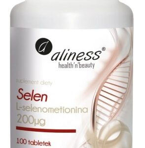 ALINESS Selen L-selenometionina 200µg 100 tabletek