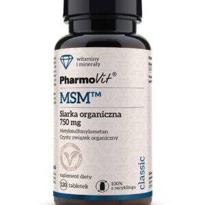 PHARMOVIT  MSM Siarka organiczna 750 mg 120 tab