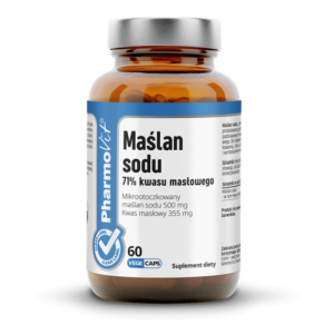 PHARMOVIT Maślan sodu - kwas masłowy 355mg 60 kapsułek