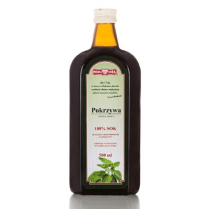 POKRZYWA sok 100% 500ml bez cukru POLSKA RÓŻA