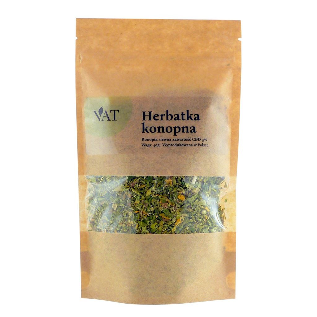 NAT Herbata konopna 3% CBD 40g