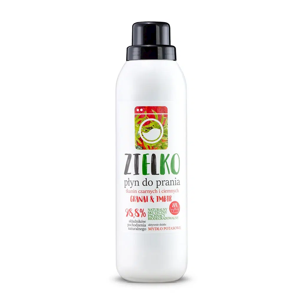 ZIELKO Płyn do prania tkanin czarnych i ciemnych - granat & imbir 1000ml