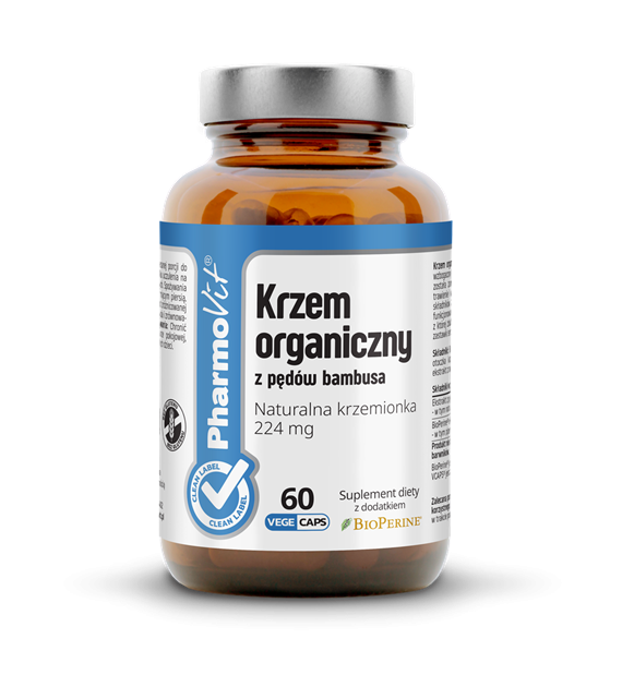 PHARMOVIT Krzem organiczny z pędów bambusa 60 kaps