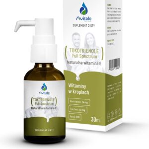 Avitale TOKOTRIENOLE Full Spectrum, Naturalna witamina E, 30 ml